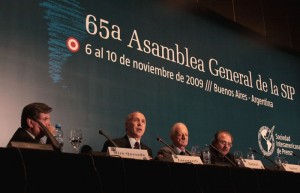 Sociedad Interamericana de Prensa, Buenos Aires, 9/11/2009